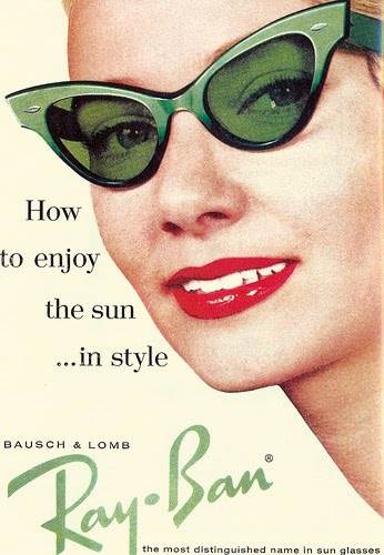 Ray-Ban cat eye 1950's